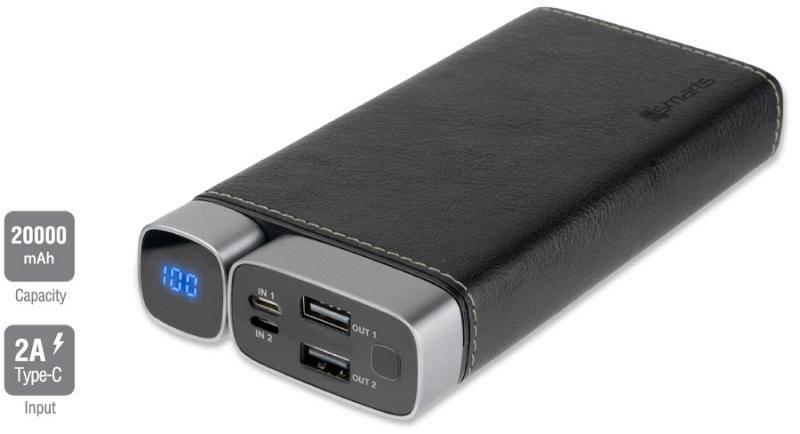 Powerbank 4smarts VoltHub, 20000 mAh černá