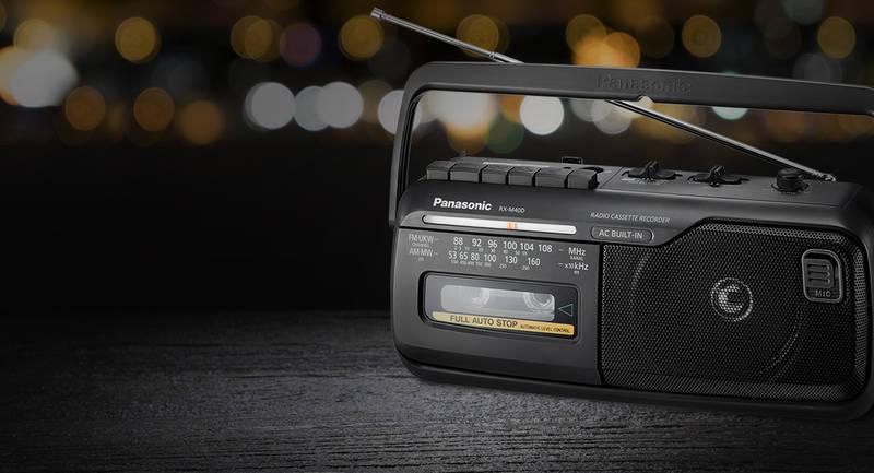 Radiopřijímač Panasonic RX-M40DE-K černý, Radiopřijímač, Panasonic, RX-M40DE-K, černý