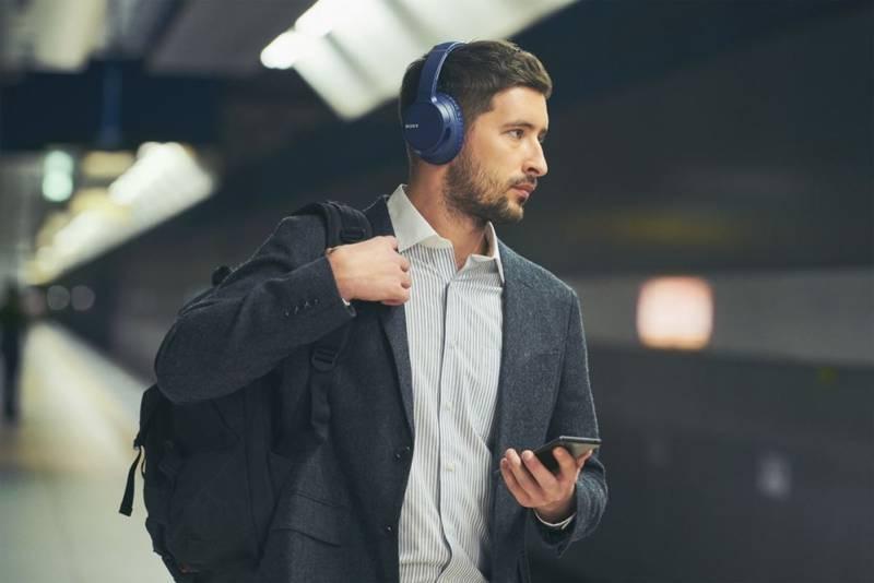 Sluchátka Sony WH-CH700NL modrá