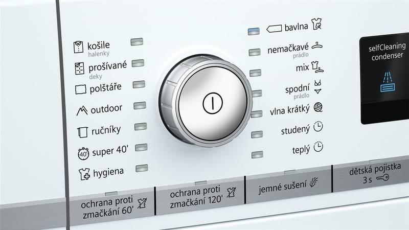 Sušička prádla Siemens WT47W590CS bílá