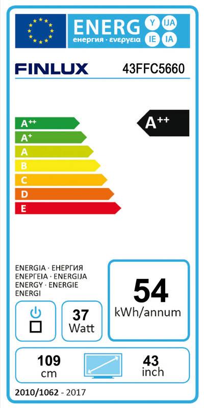 Televize Finlux 43FFC5660 černá