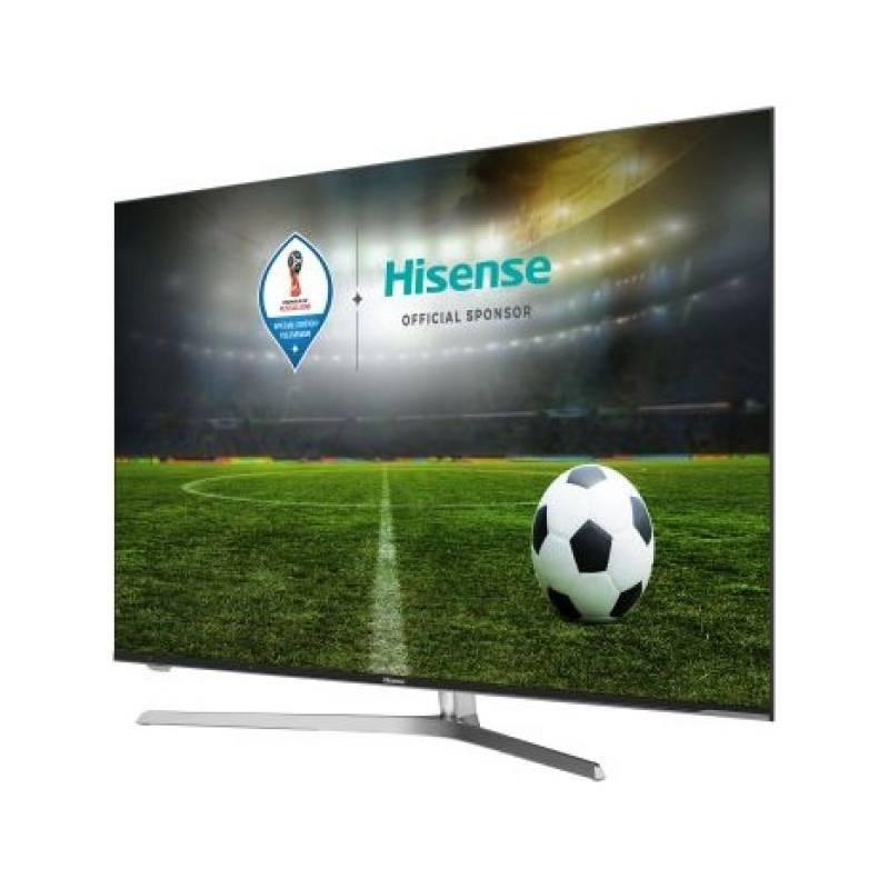 Televize Hisense H55U7A černá stříbrná