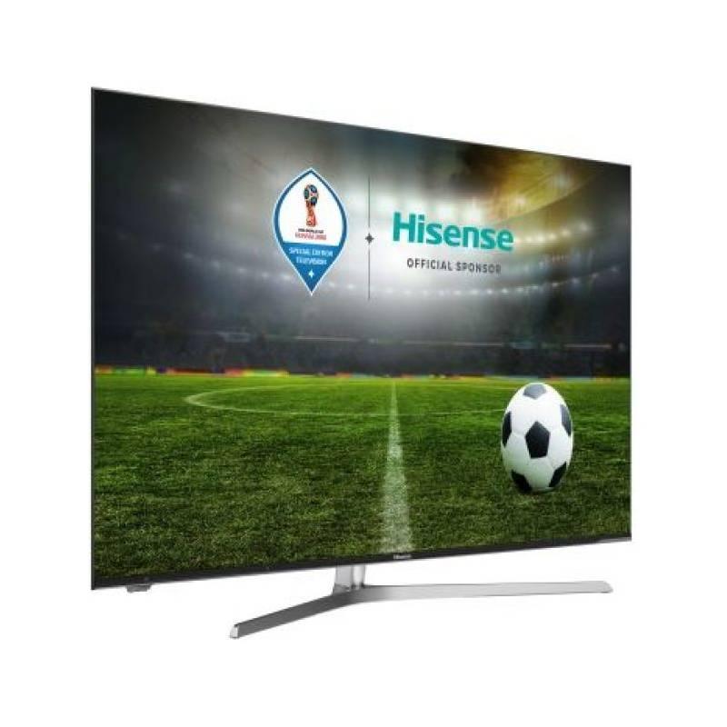 Televize Hisense H55U7A černá stříbrná