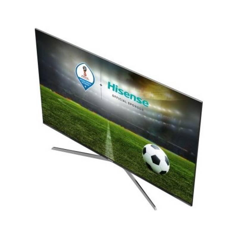 Televize Hisense H55U7A černá stříbrná