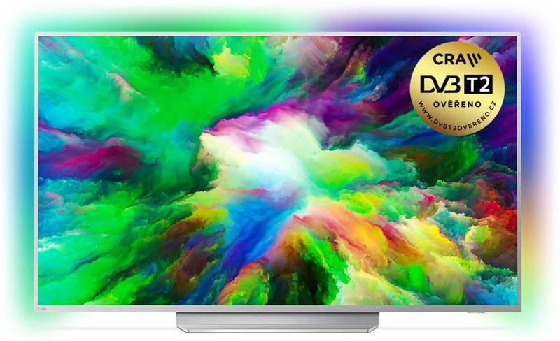 Televize Philips 55PUS7803 stříbrná