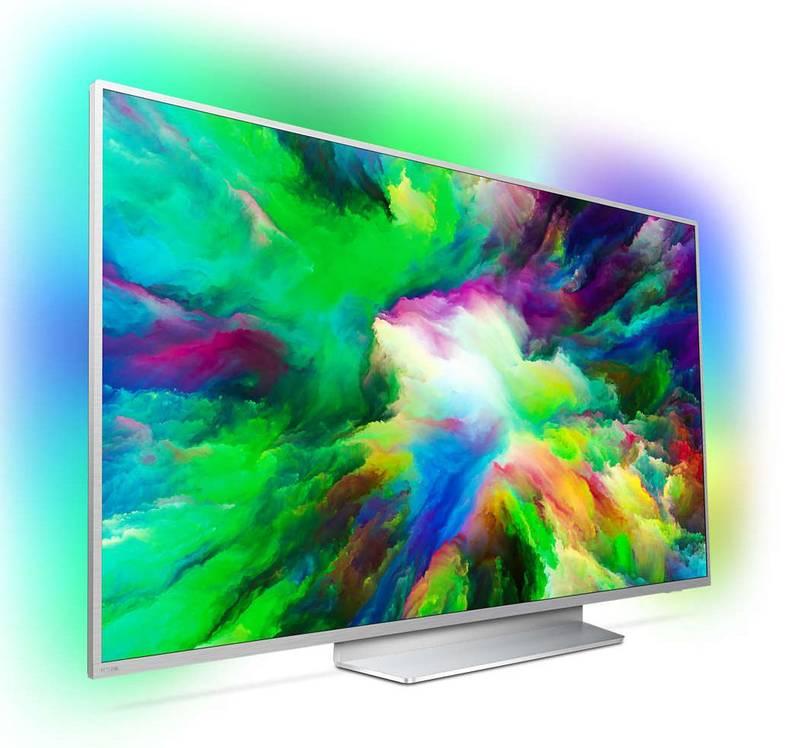 Televize Philips 55PUS7803 stříbrná