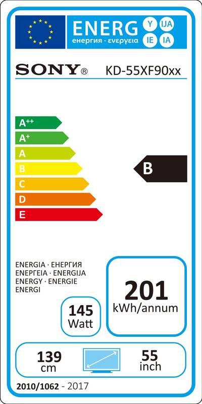 Televize Sony KD-55XF9005 černá