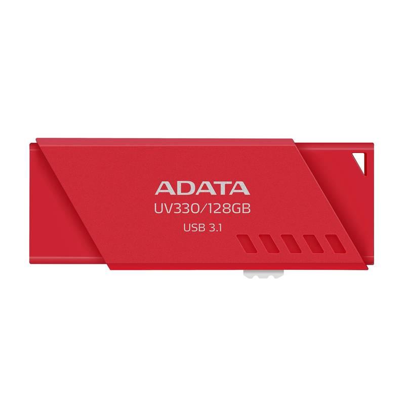 USB Flash ADATA UV330, 64 GB, červený
