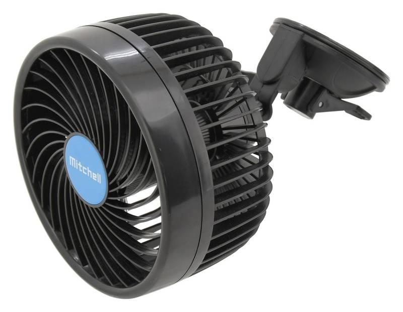 Ventilátor Mitchell 150mm 12V na přísavku