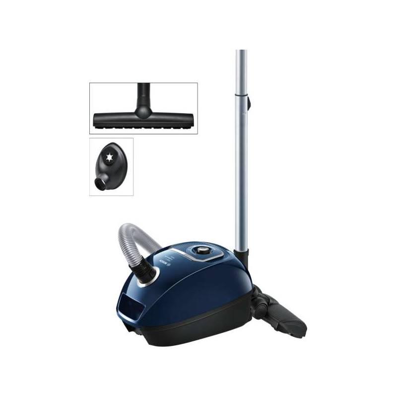 Vysavač podlahový Bosch Cosyy´y ProSilence BGLS4520 černý modrý