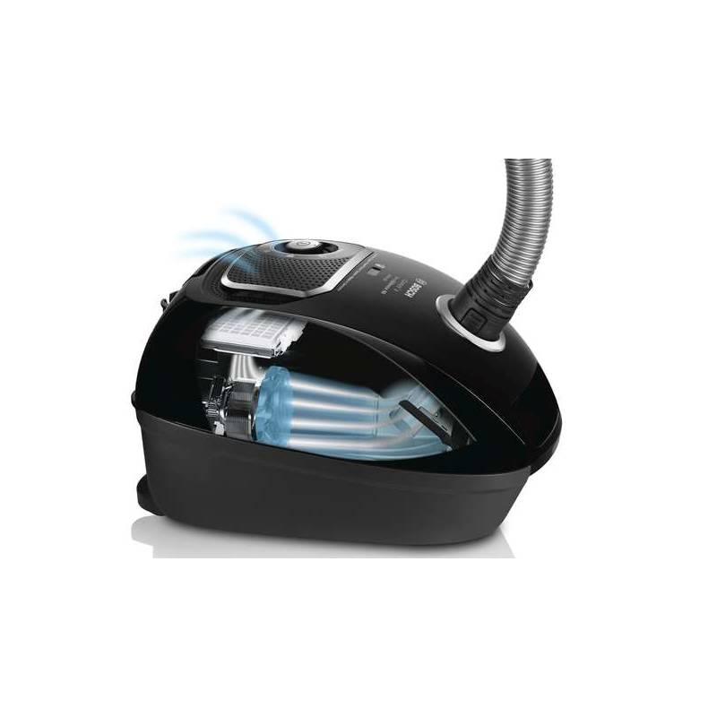 Vysavač podlahový Bosch Cosyy´y ProSilence BGLS4520 černý modrý