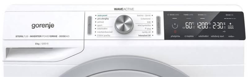 Automatická pračka Gorenje Advanced W2A824 bílá, Automatická, pračka, Gorenje, Advanced, W2A824, bílá