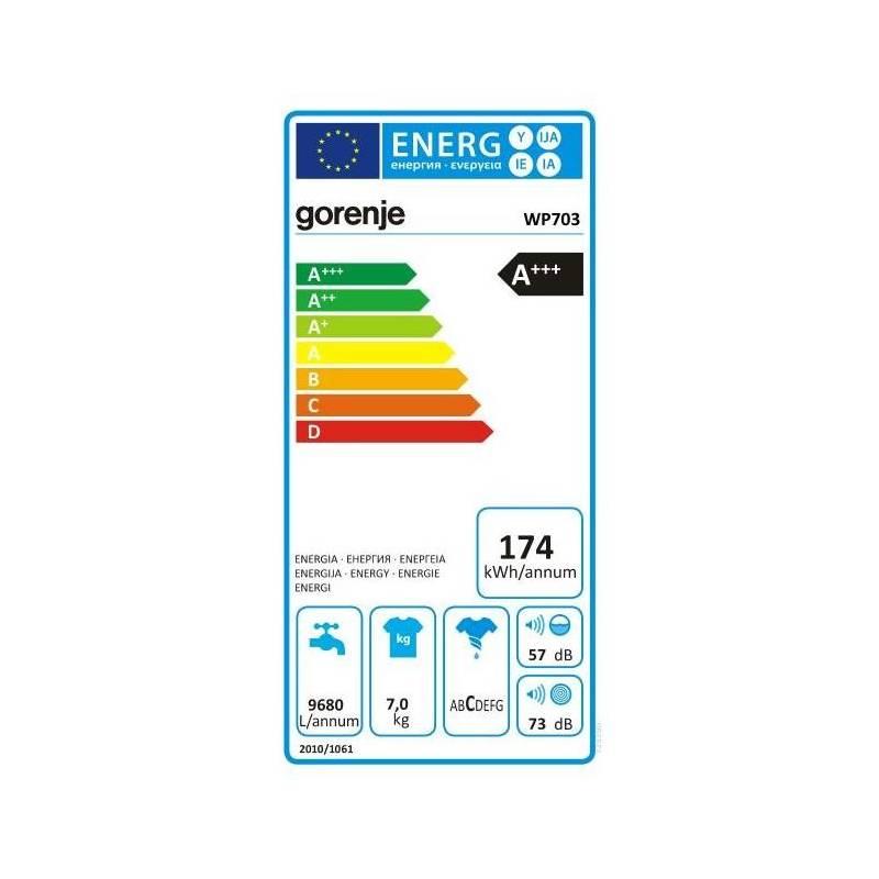 Automatická pračka Gorenje Primary WP703 bílá, Automatická, pračka, Gorenje, Primary, WP703, bílá