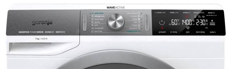 Automatická pračka Gorenje Superior WS74S4N bílá, Automatická, pračka, Gorenje, Superior, WS74S4N, bílá