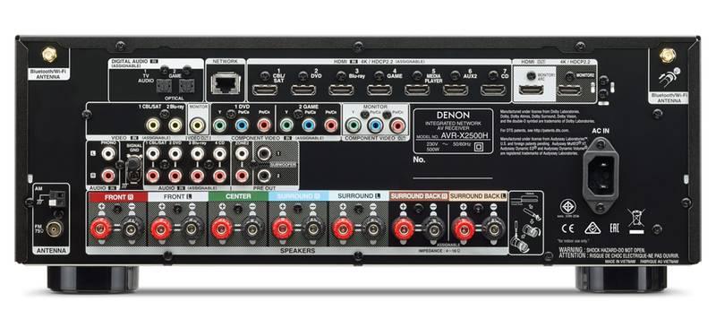 AV Receiver Denon AVR-X2500H černý