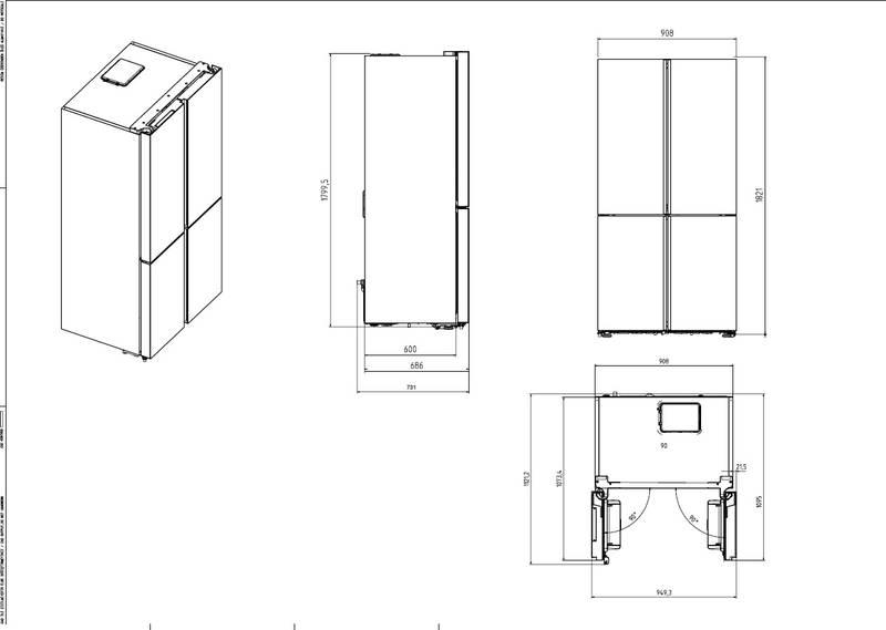 Chladnička s mrazničkou Beko GN1416233ZX