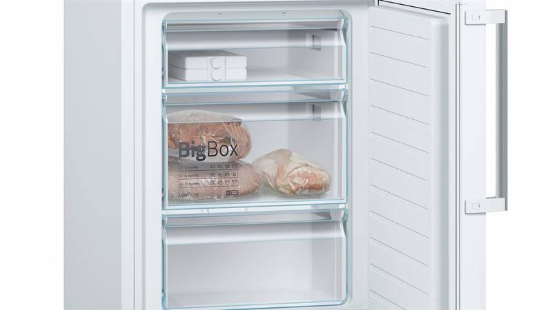 Chladnička s mrazničkou Bosch KGE366W4P bílá