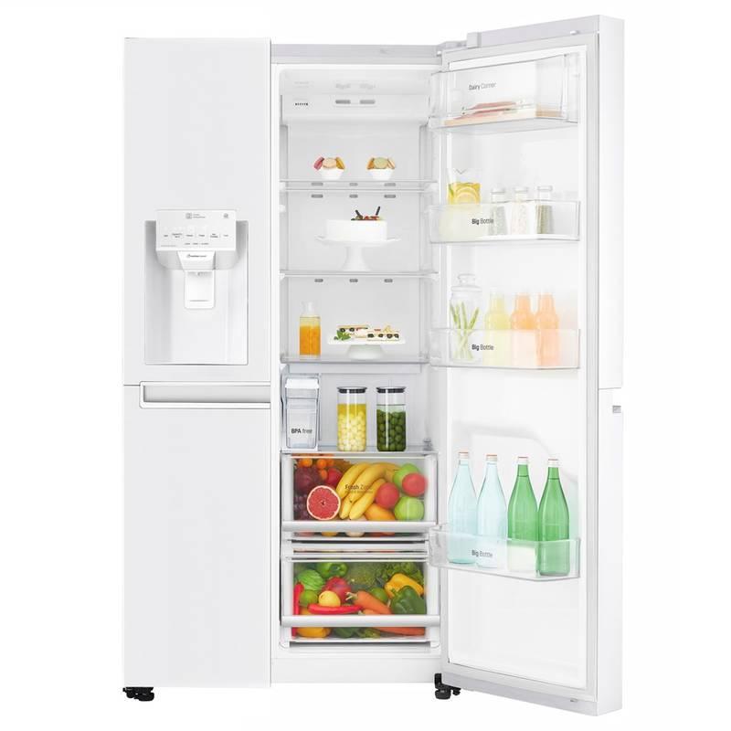 Chladnička s mrazničkou LG GSL961SWUZ bílá