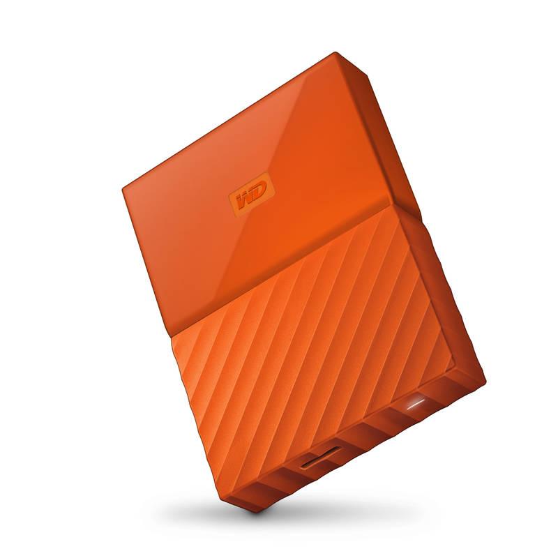 Externí pevný disk 2,5" Western Digital My Passport 2TB, USB 3.1 oranžový