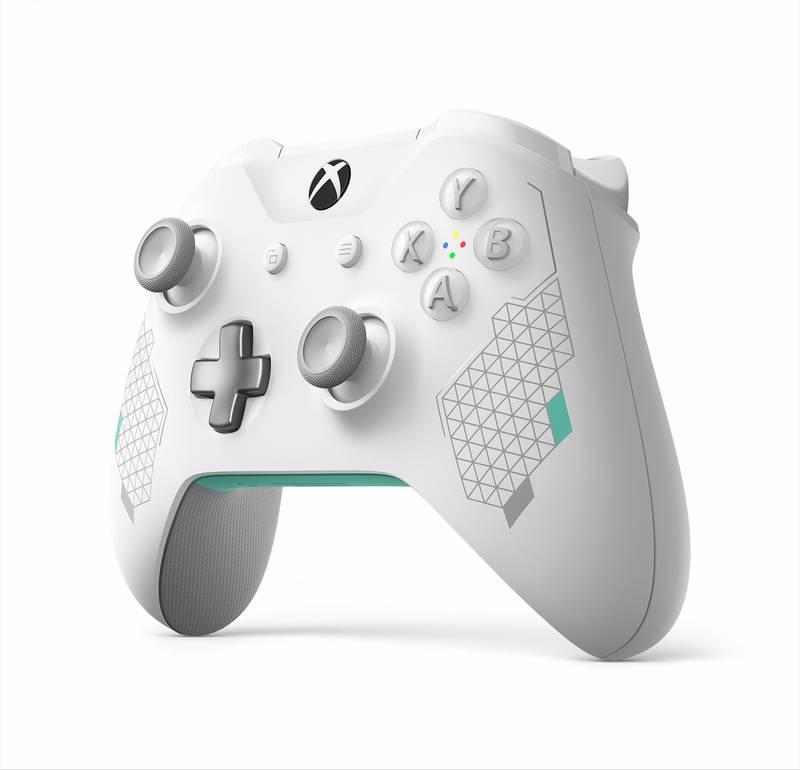 Gamepad Microsoft Xbox One S Wireless - Special Edition Sports White, Gamepad, Microsoft, Xbox, One, S, Wireless, Special, Edition, Sports, White