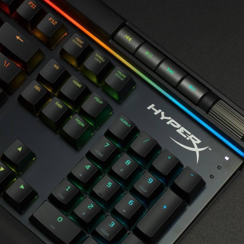 Klávesnice HyperX Alloy Elite RGB mechanická, MX Red - US černá