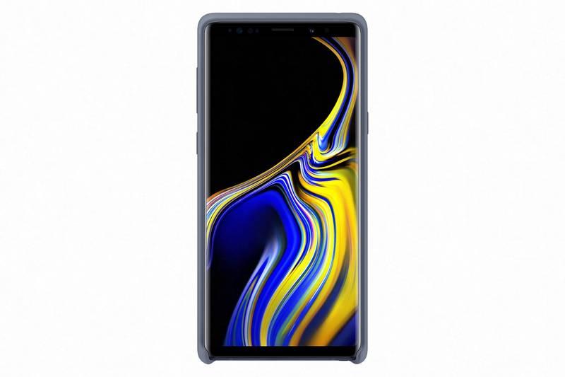 Kryt na mobil Samsung Silicon Cover pro Galaxy Note 9 modrý