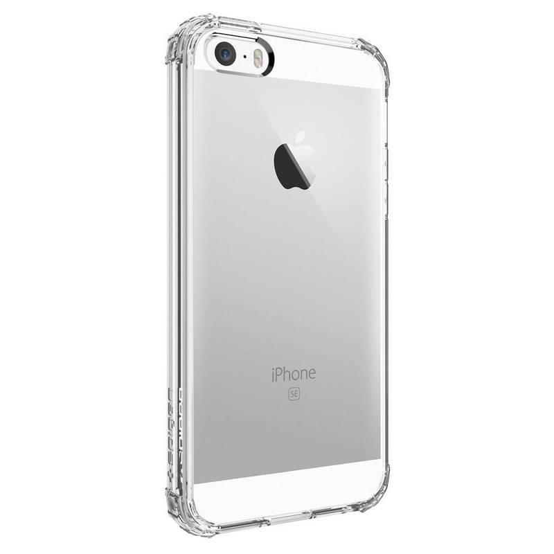 Kryt na mobil Spigen Crystal Shell pro Apple iPhone 5 5S 5SE průhledný