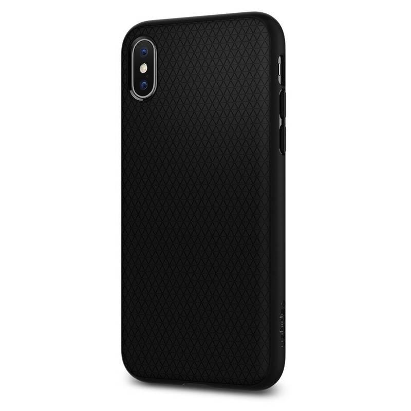 Kryt na mobil Spigen Liquid Air pro Apple iPhone X černý