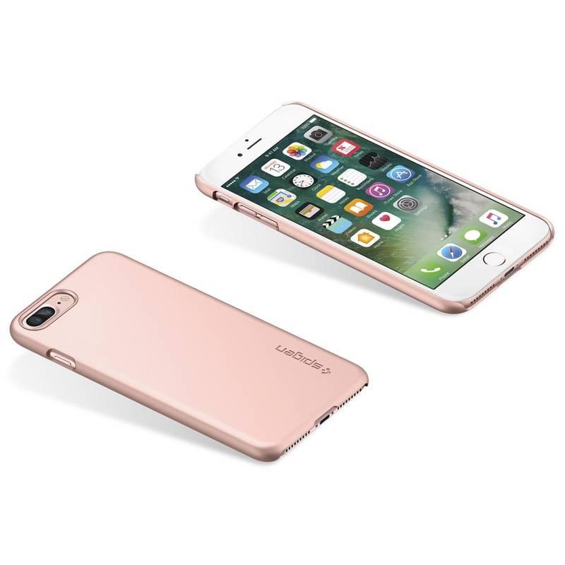 Kryt na mobil Spigen Thin Fit pro Apple iPhone 7 Plus růžový