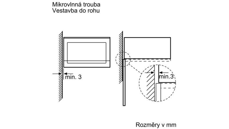 Mikrovlnná trouba Bosch BFL524MB0 černá