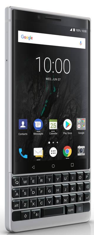 Mobilní telefon BlackBerry Key 2 stříbrný