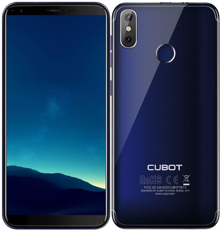Mobilní telefon CUBOT R11 Dual SIM modrý, Mobilní, telefon, CUBOT, R11, Dual, SIM, modrý