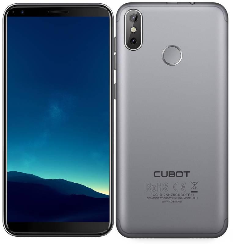 Mobilní telefon CUBOT R11 Dual SIM šedý, Mobilní, telefon, CUBOT, R11, Dual, SIM, šedý