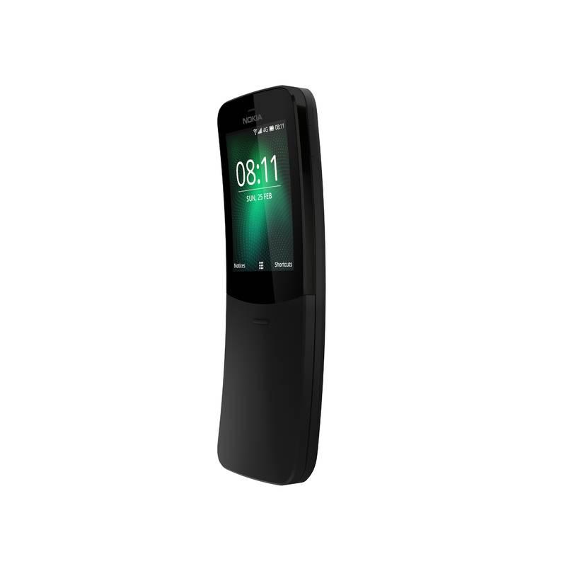 Mobilní telefon Nokia 8110 4G Dual SIM černý, Mobilní, telefon, Nokia, 8110, 4G, Dual, SIM, černý