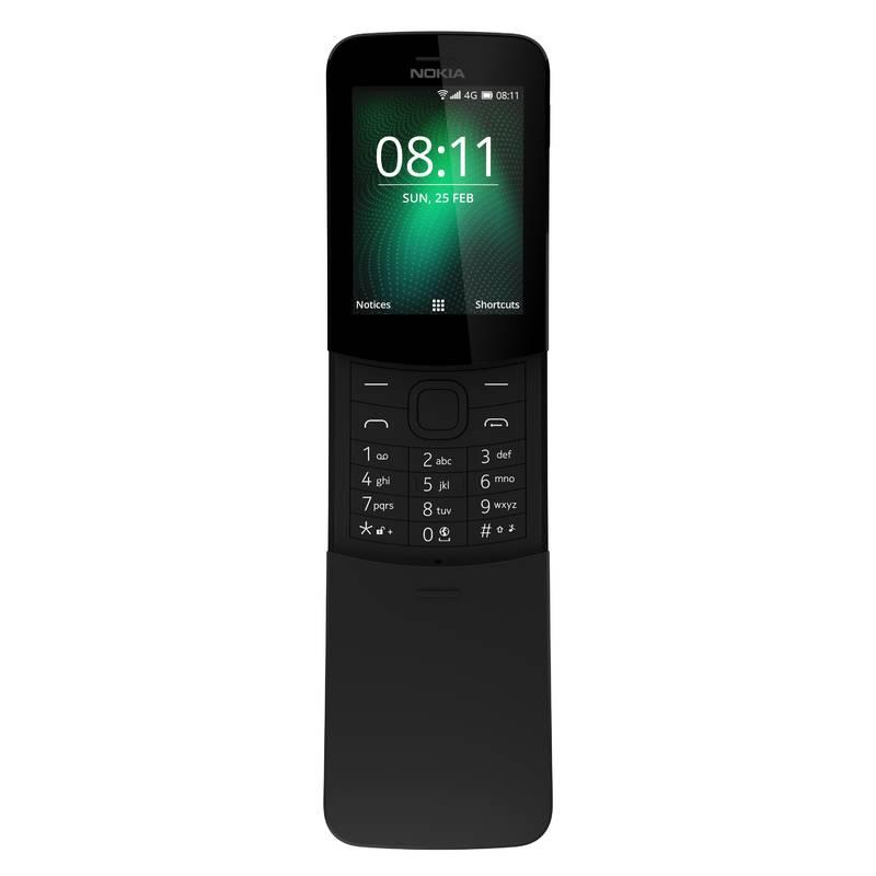 Mobilní telefon Nokia 8110 4G Dual SIM černý, Mobilní, telefon, Nokia, 8110, 4G, Dual, SIM, černý