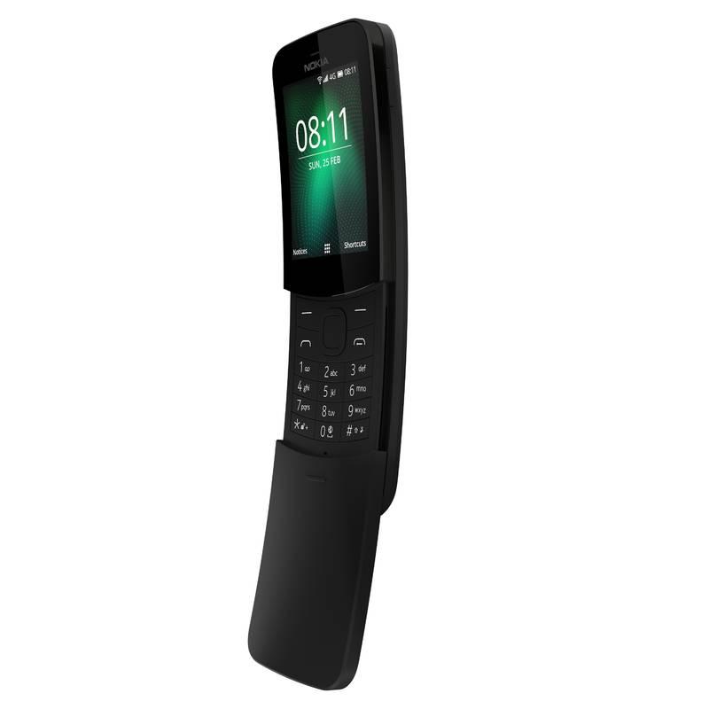 Mobilní telefon Nokia 8110 4G Single SIM černý, Mobilní, telefon, Nokia, 8110, 4G, Single, SIM, černý