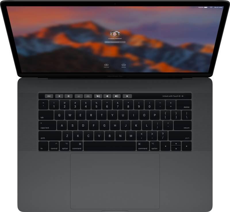 Notebook Apple MacBook Pro 15" s Touch Bar 256 GB - Space Gray