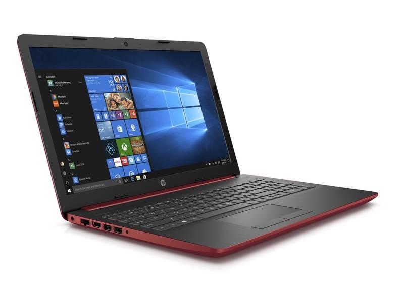 Notebook HP 15-db0035nc červený