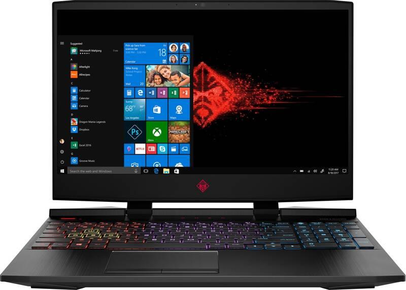 Notebook HP Omen 15-dc0009nc černý