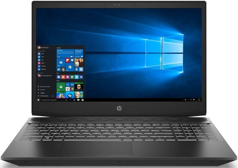 Notebook HP Pavilion Gaming 15-cx0019nc černý