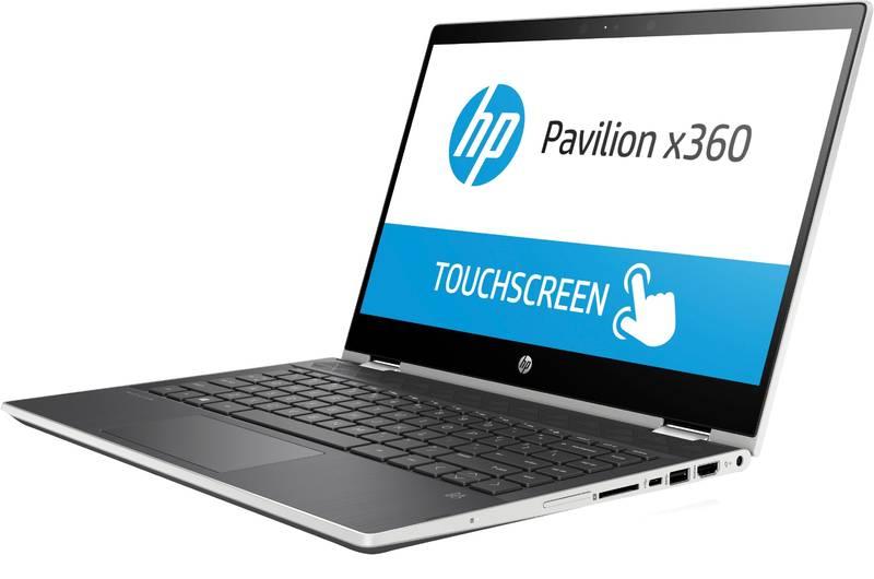 Notebook HP Pavilion x360 14-cd0001nc černý stříbrný