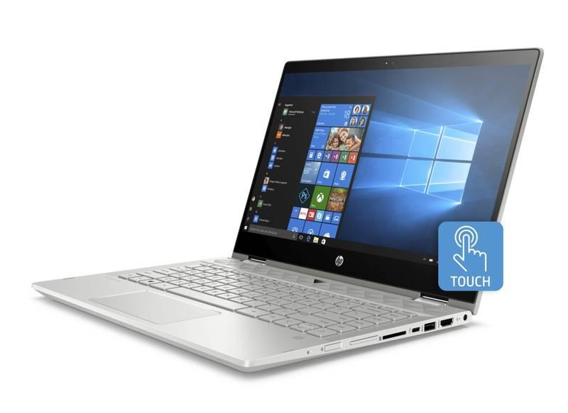 Notebook HP Pavilion x360 14-cd0006nc stříbrný