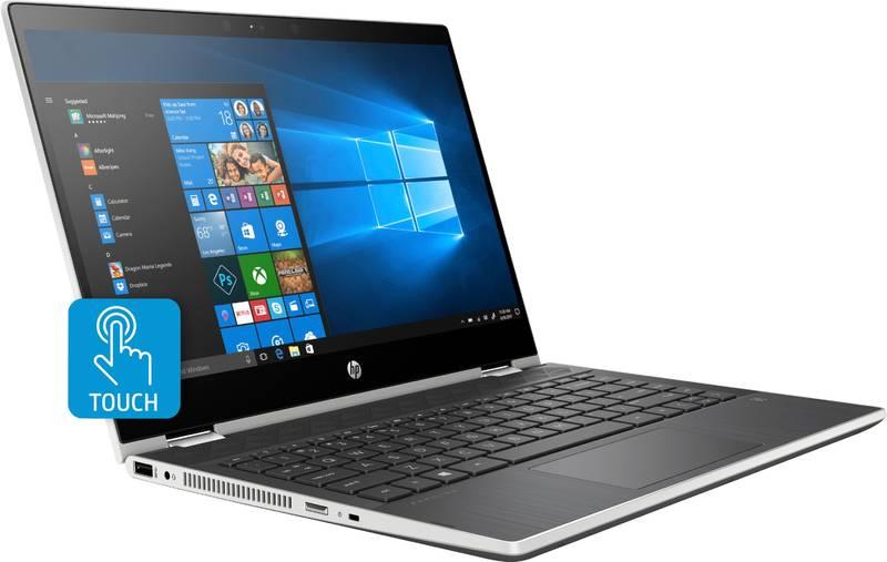 Notebook HP Pavilion x360 14-cd0007nc černý stříbrný