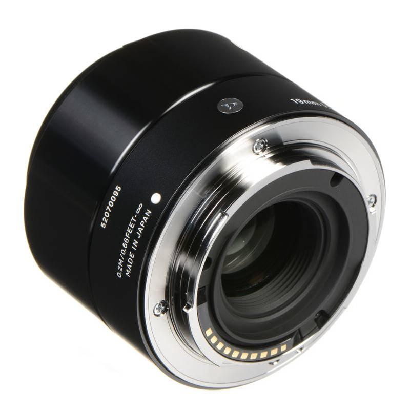 Objektiv Sigma 19 mm f 2.8 DN ART černý SONY E Mount černý