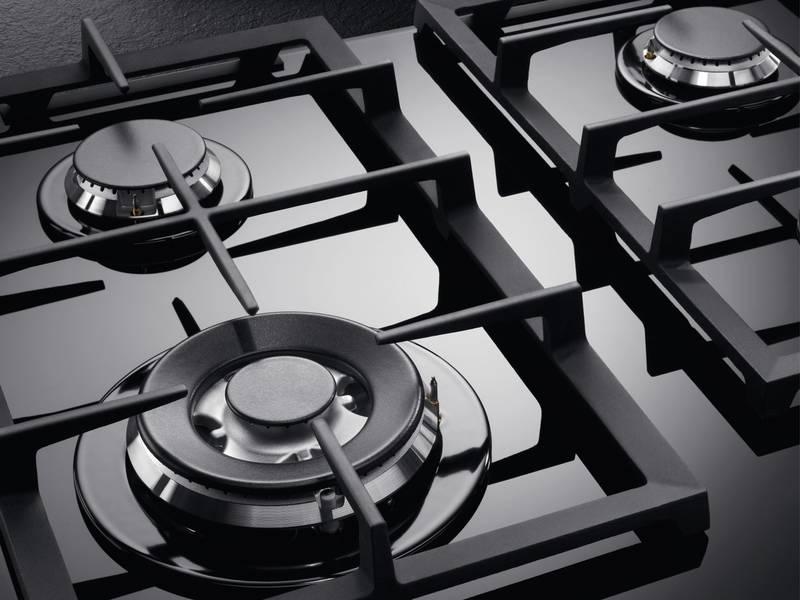 Plynová varná deska AEG Mastery HKB64440NB černá