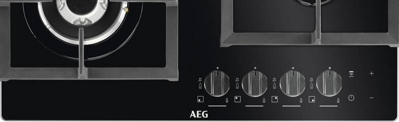 Plynová varná deska AEG Mastery HKB64540NB černá