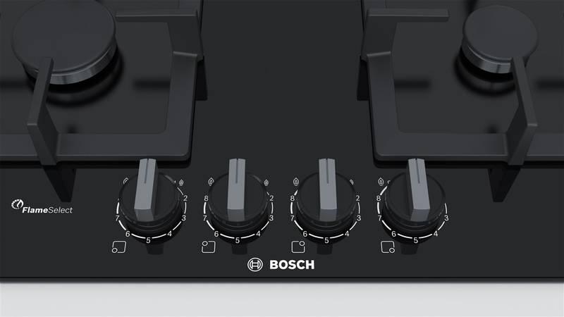 Plynová varná deska Bosch PPP6A6B20 černá, Plynová, varná, deska, Bosch, PPP6A6B20, černá
