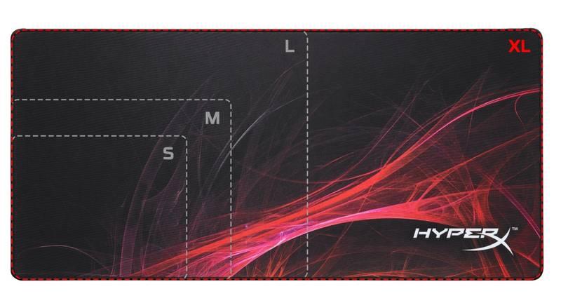Podložka pod myš HyperX FURY S Pro Gaming Speed Edition XL, 90 x 42 cm černá