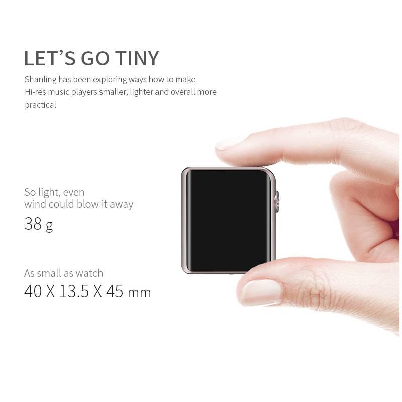 Přenosný digitální přehrávač Shanling M0 titanium