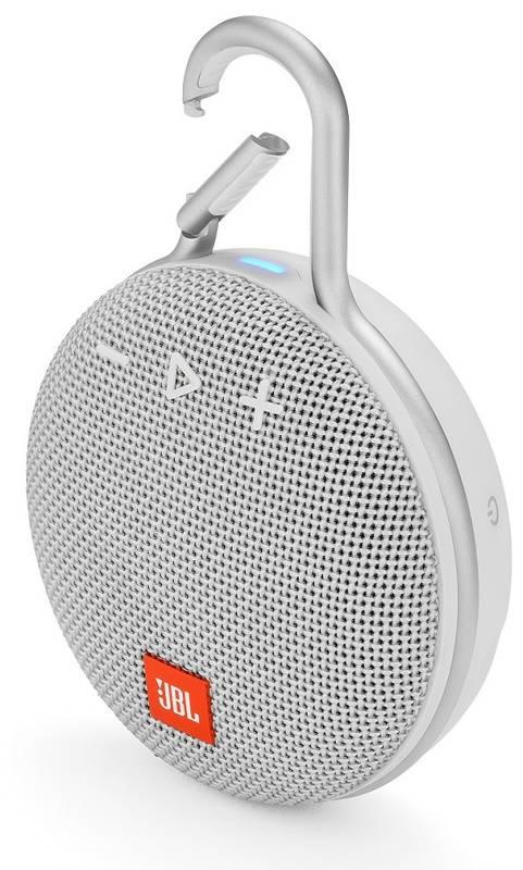 Přenosný reproduktor JBL CLIP 3 bílý